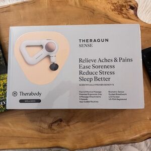New Therabody Theragun Sense in white